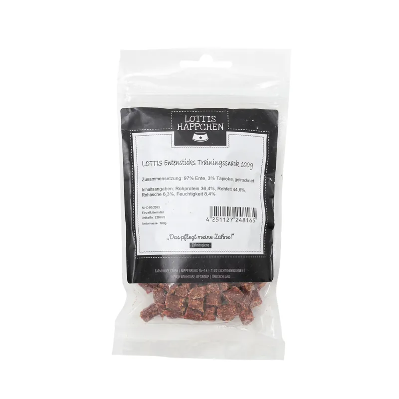 Highlight LOTTIS HÄPPCHEN Entensnacks Trainingssnack 100 g